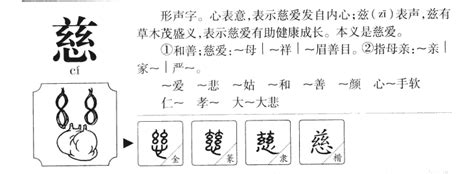 慈 名字|慈字起名寓意、慈字五行和姓名学含义